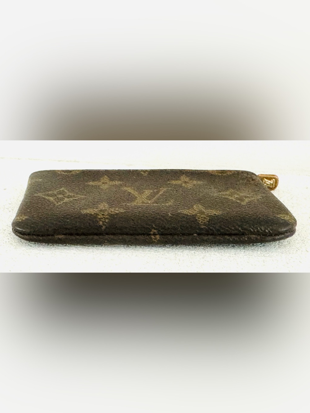 LOUIS VUITTON Monogram Key Pouch Coin Purse Card Holder Vintage France - Picture 5 of 9